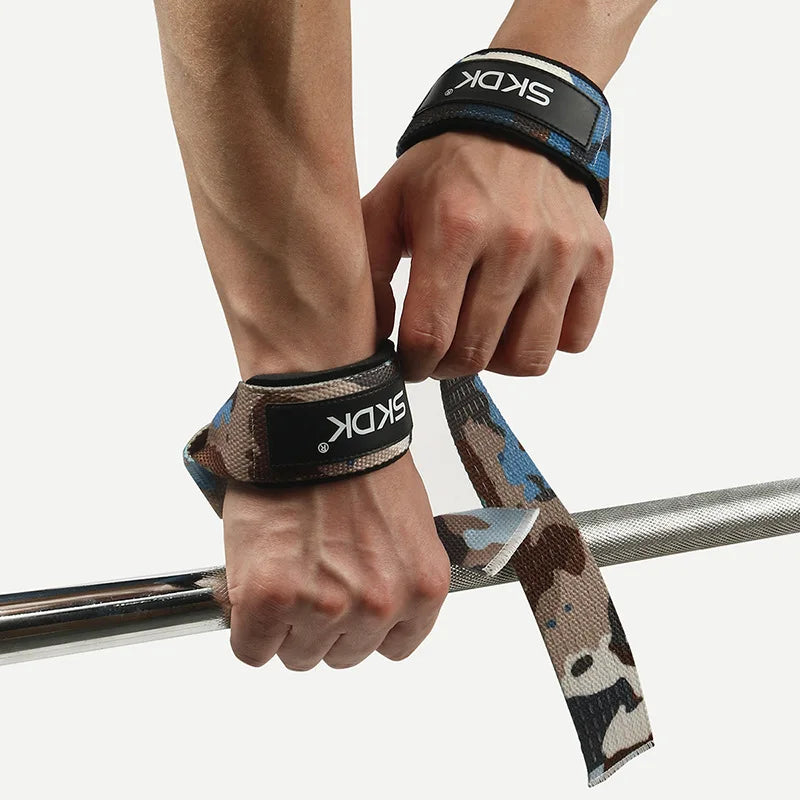 Weightlifting Wrist Straps Strength Training Adjustable
