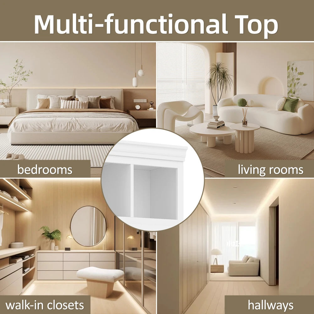 Hall Entryway Storage Organizer Cabinet with Bench