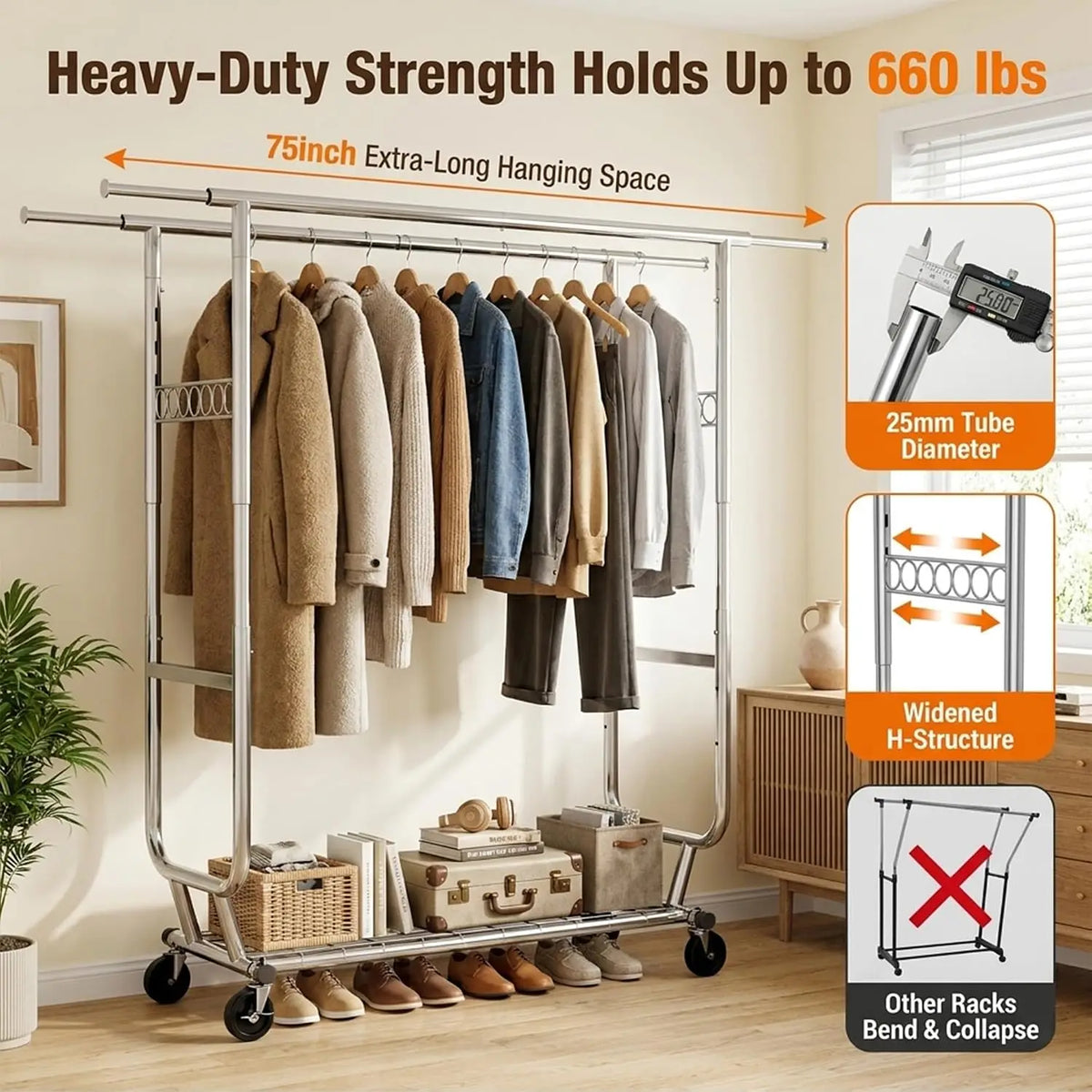 Heavy Duty Garment Rack