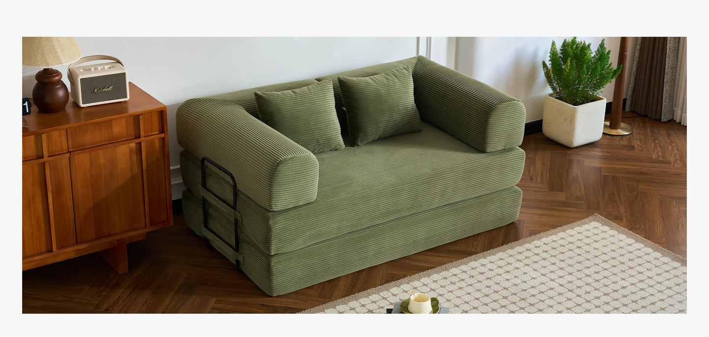 Boneless Couch Foldable Convertible Futon Sleeper Sofa Bed
