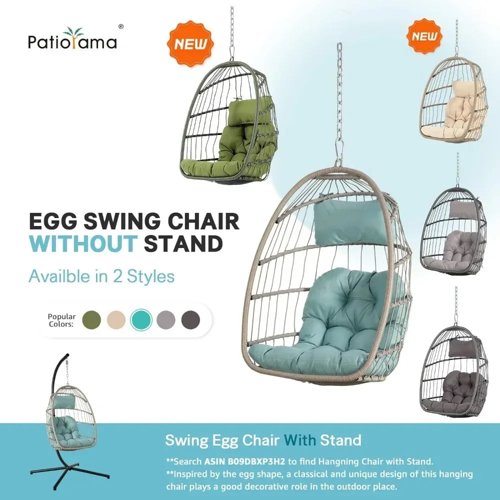 Indoor Outdoor Egg Swing Chair Without Stand