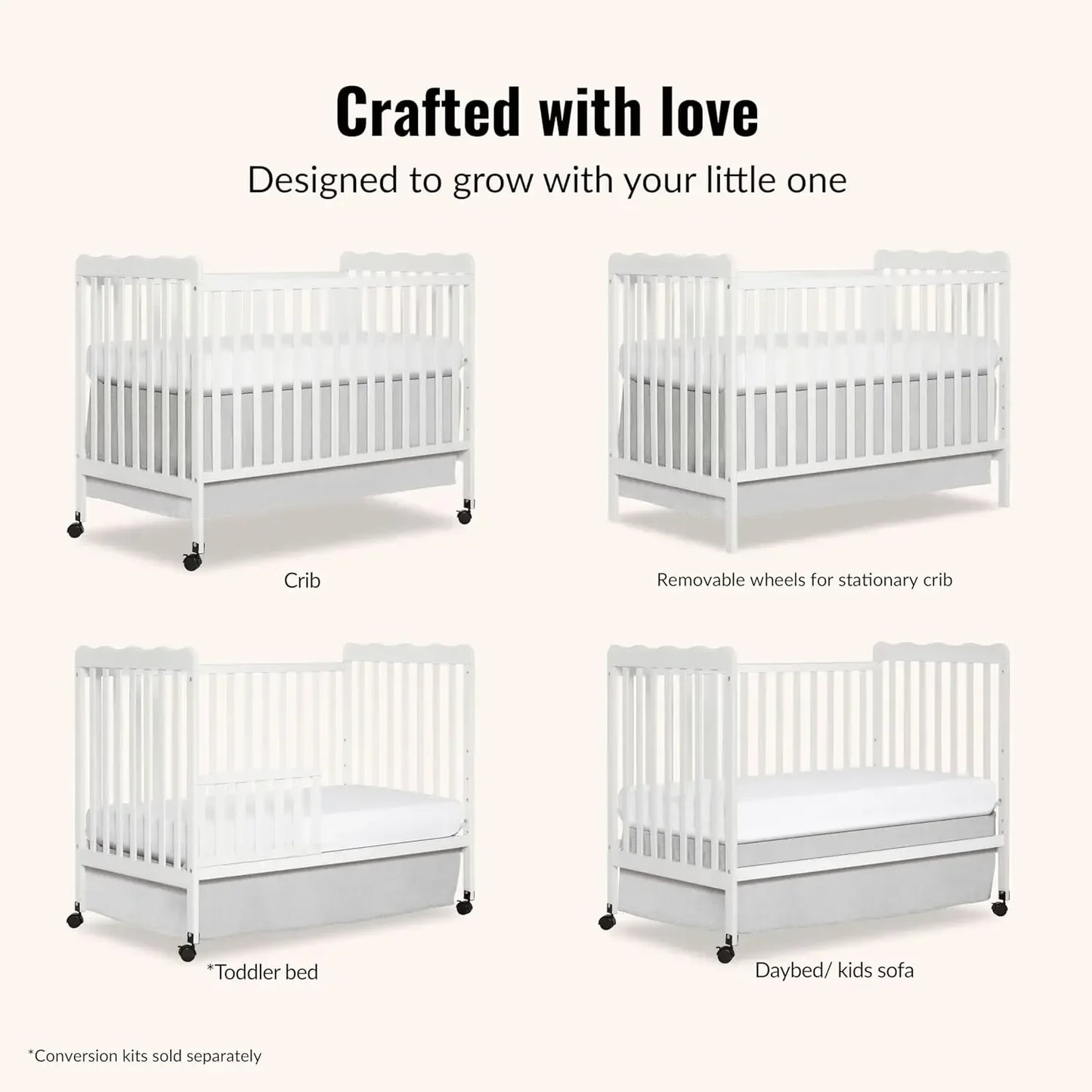 Baby Crib to Day Bed