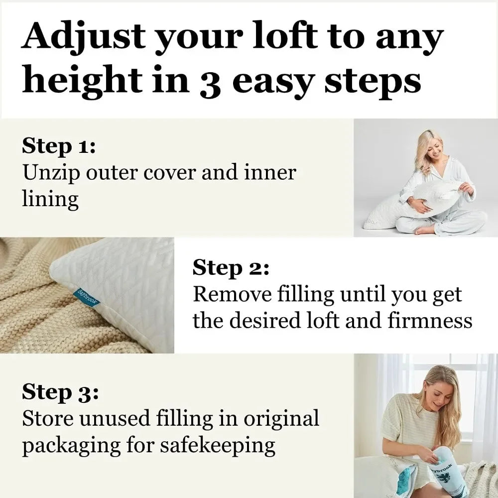 Adjustable Pillow - Neck Support Comfortable Sleep