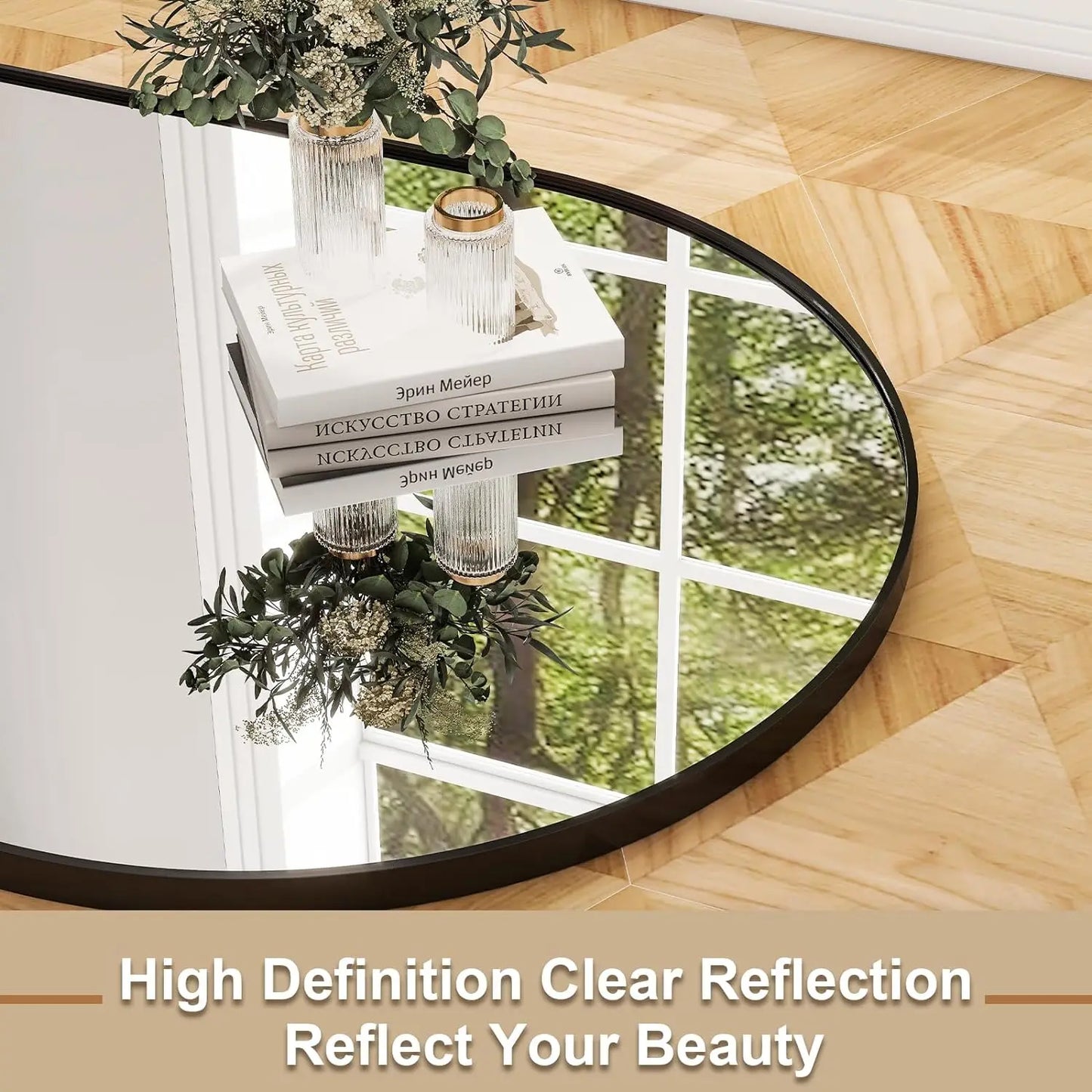 Full Length Mirror - Aluminum Alloy Frame Full Body Mirror