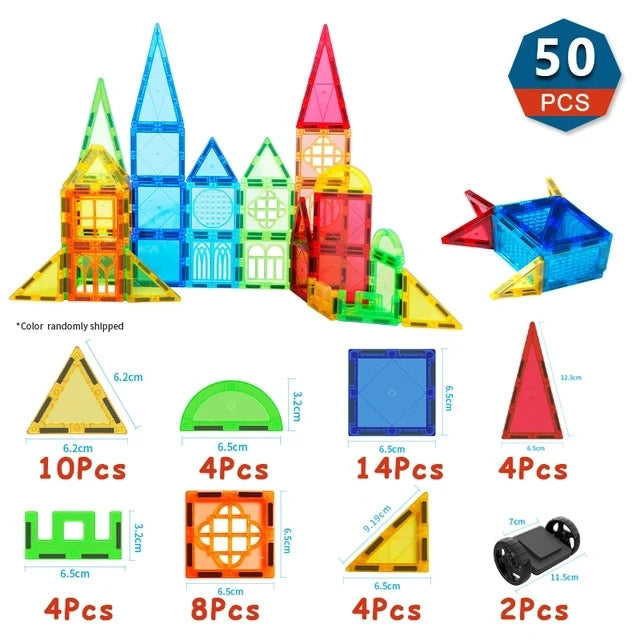 Romboss Magnetic Montessori Educational Building Blocks