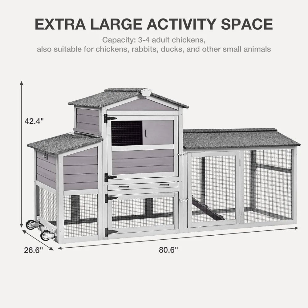 Chicken Coop with Wheels