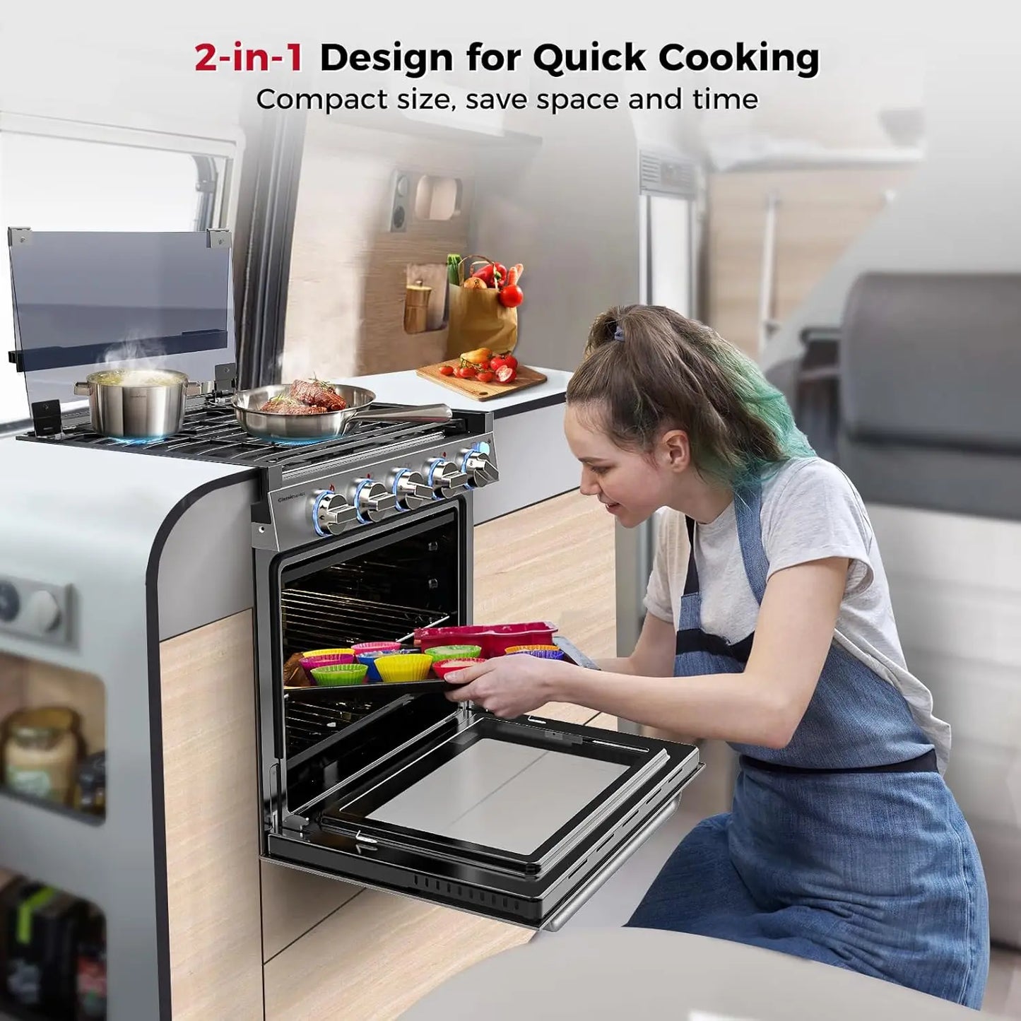 Propane Stove with Cook Top & Oven