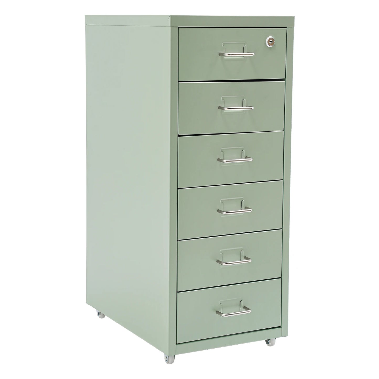 Lockable Rolling Metal File Cabinet