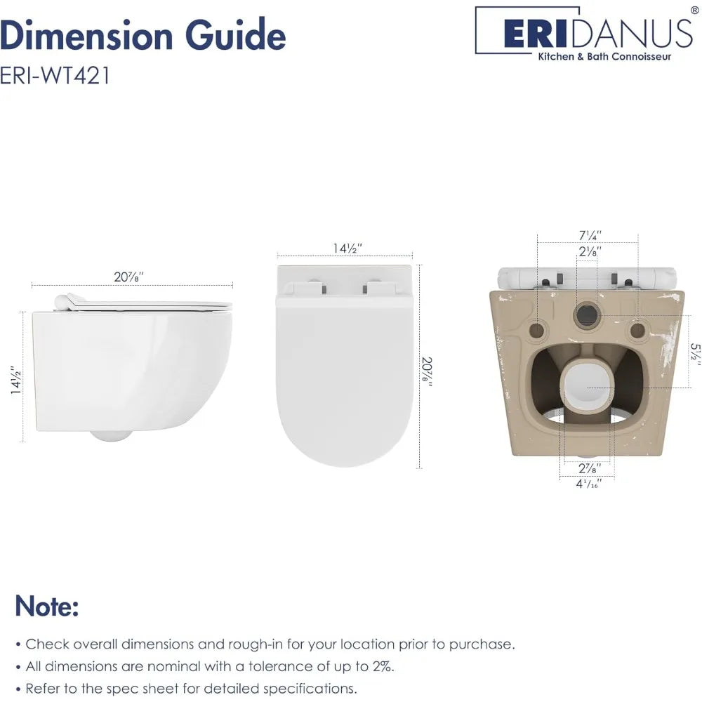 Eridanus Dual-Flush Wall-Mounted Toilet System