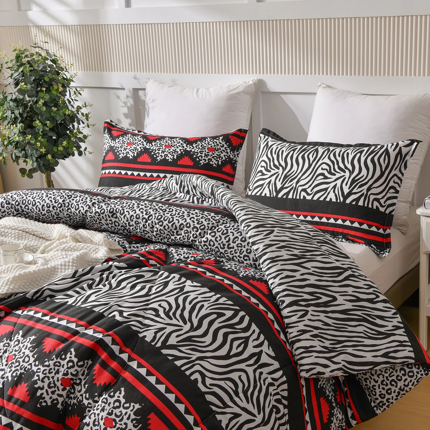 Breathable Quilted Style Comforter Set - For All Season