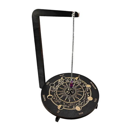 Wooden Witch Pendulum Decorative