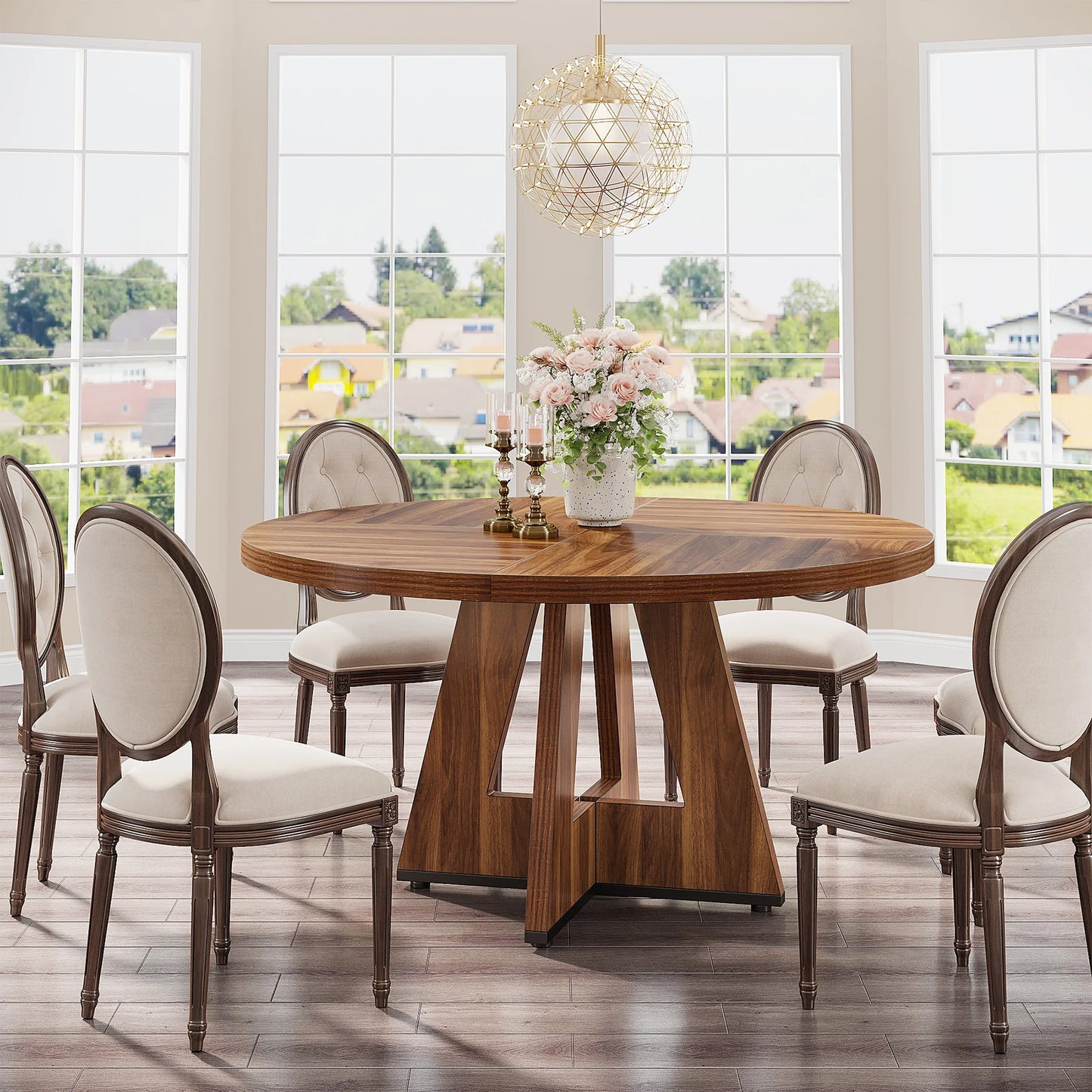 Small Dinner Tribesigns Round Dining Table