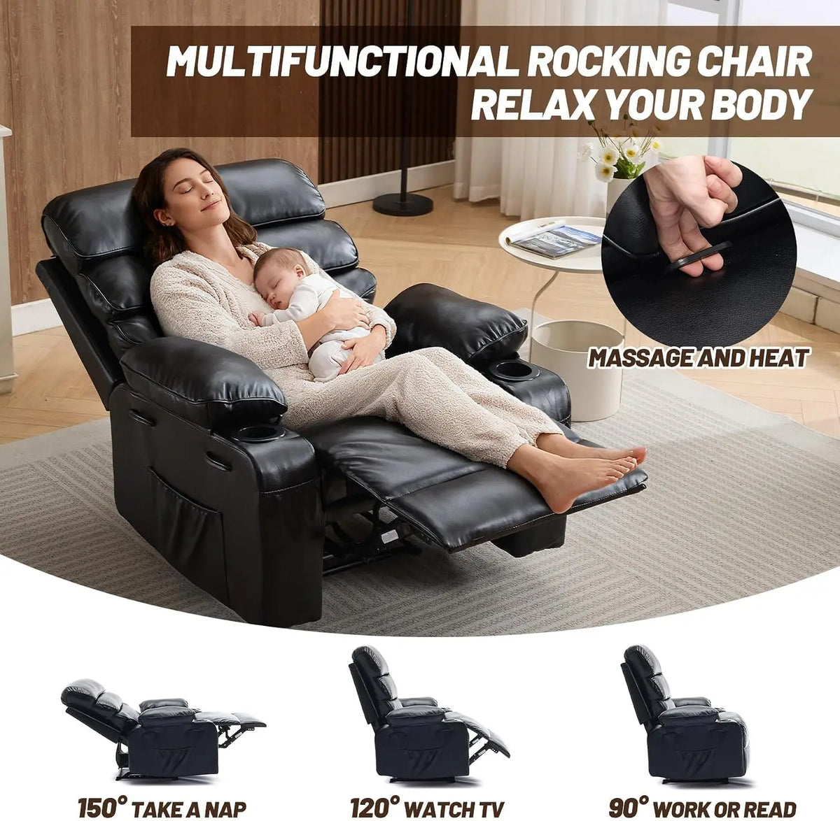 Luxury High End Relaxing Recliner Chair