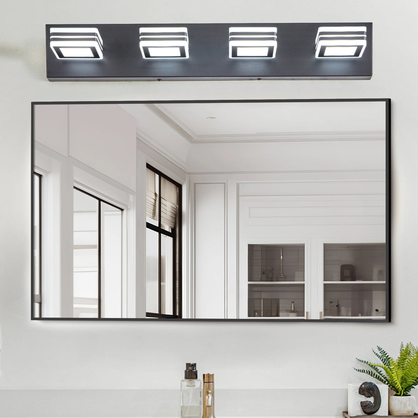 Bathroom LED Modern Black Vanity Lights