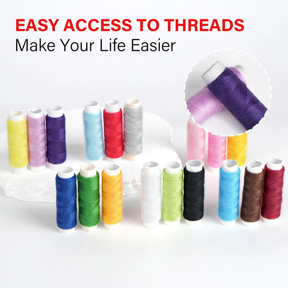 Mixed Portable Color Canvas Sewing Kit