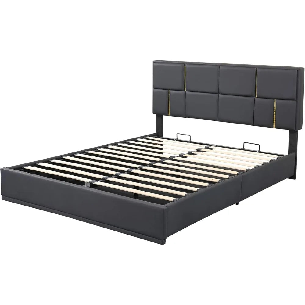 Bedroom Sets with Ottoman Hydraulic Storage Furniture Set