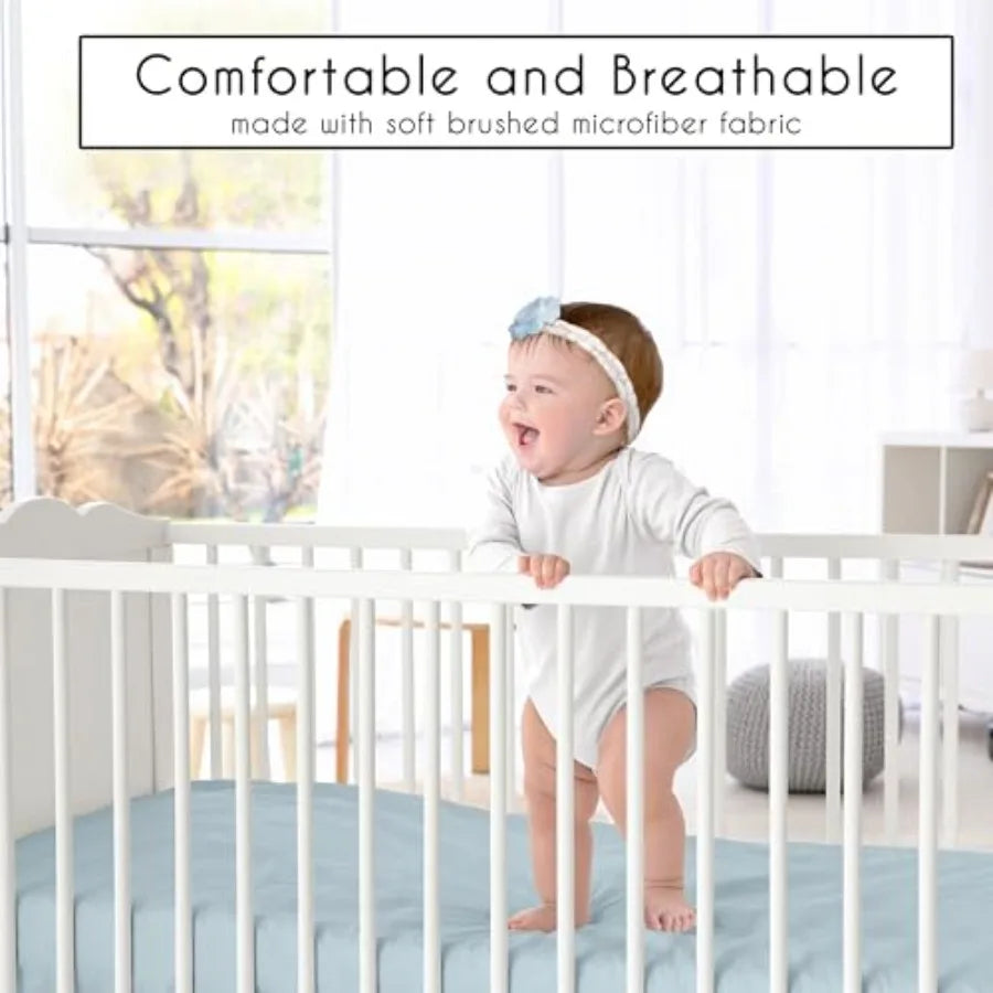 Baby Crib Bedding Set - Ocean Seashells