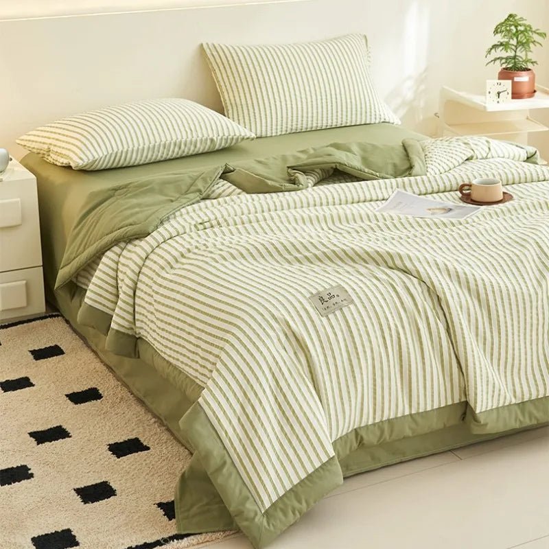 Cotton Air Striped Summer Quilt
