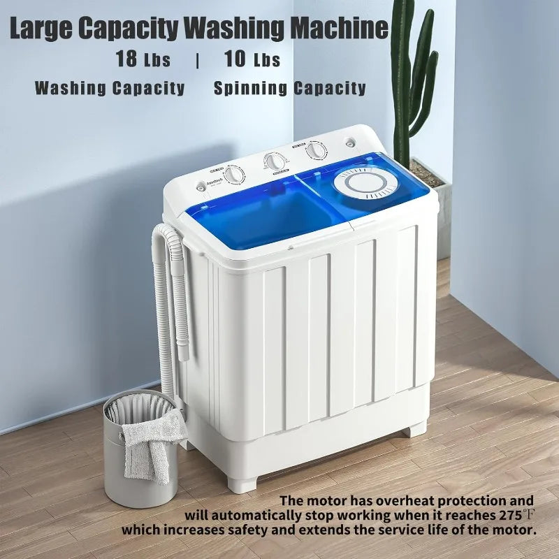 Twin Tub Washer Mini Compact