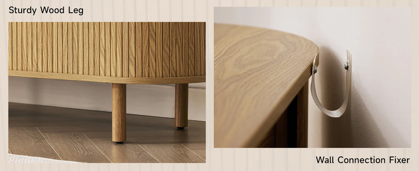 TV Stand Living Room Furniture with Power Outlet