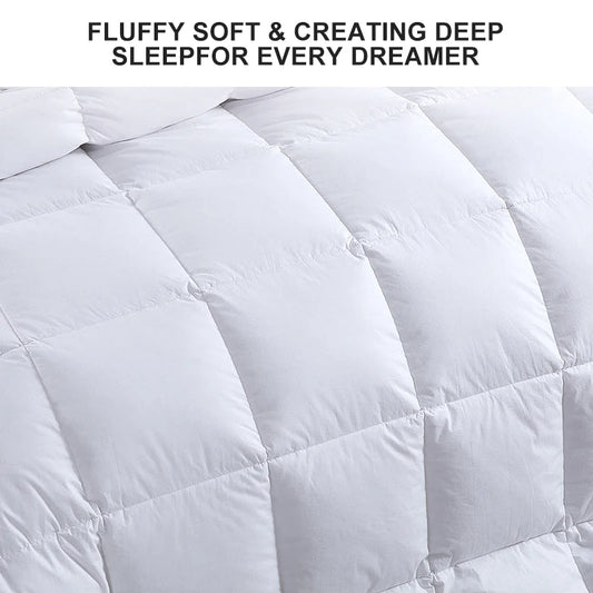 All Season Feather and Down Comforter