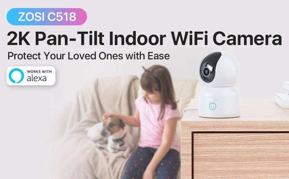 Indoor Pan/Tilt Smart Security Camera