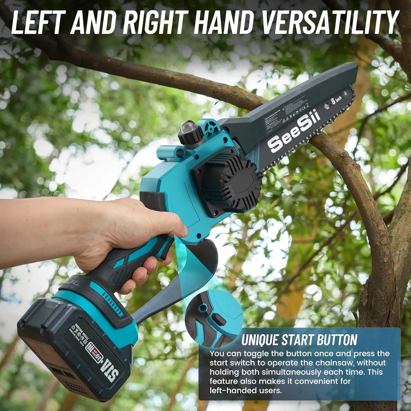 Cordless Electric Saws with Pole Tool