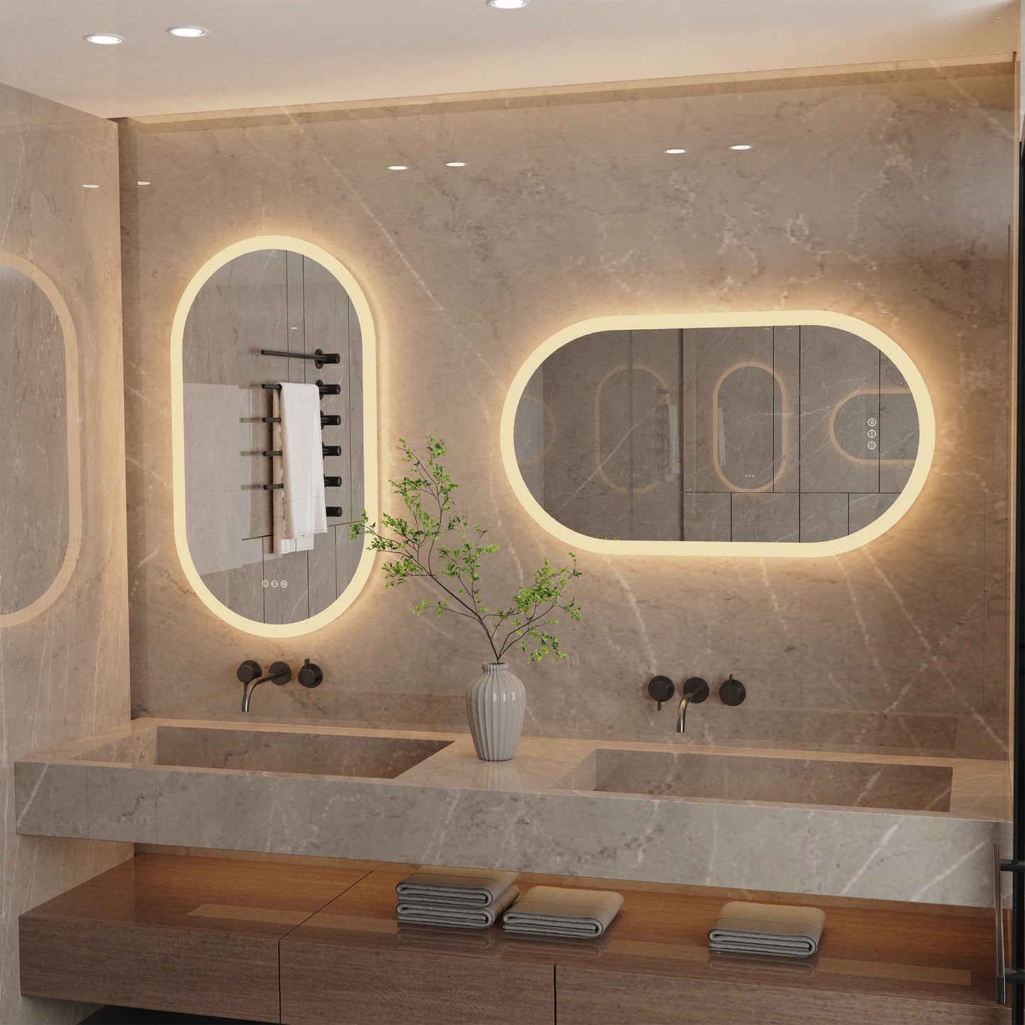 Vanity Mirror for Wall Mounted Back Lighted Mirror with Lights