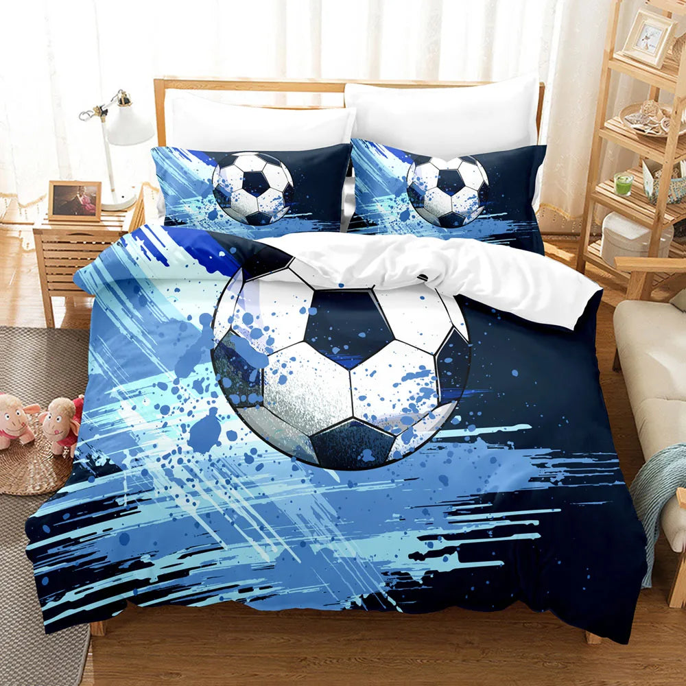 Sports 3D Printed Duvet Cover Set