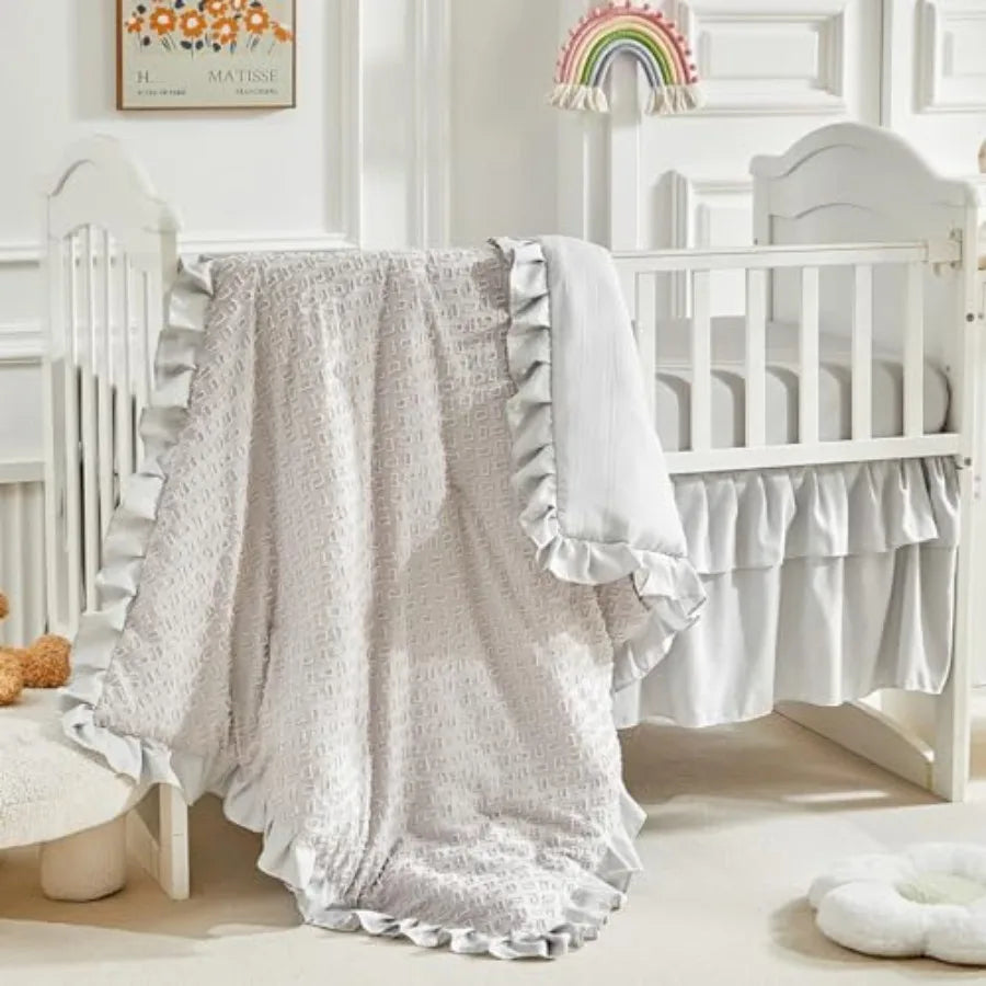 Tufted Crib Bedding Set