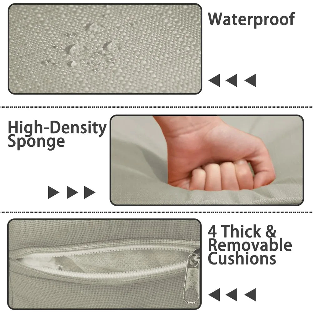 Patio Furniture Rocking Chair Set