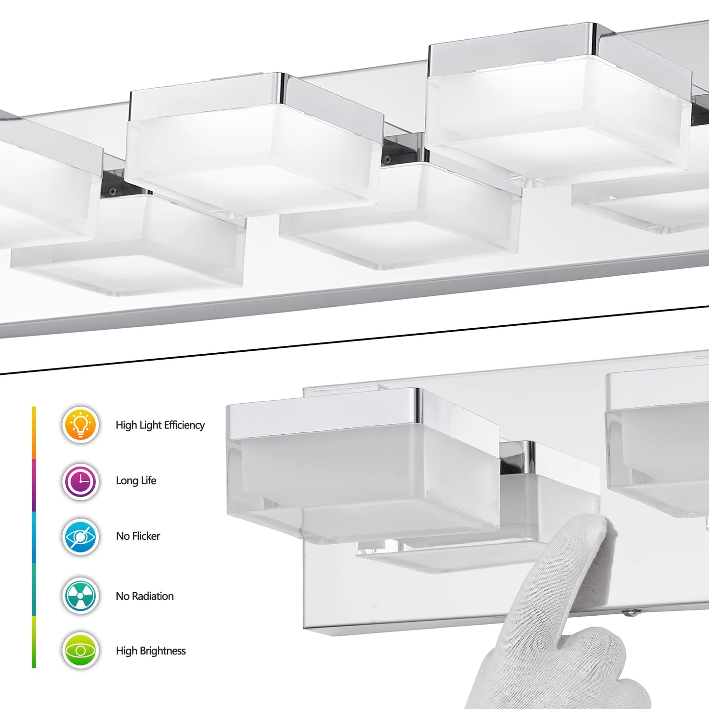 LED Modern Bathroom Vanity Light Fixture