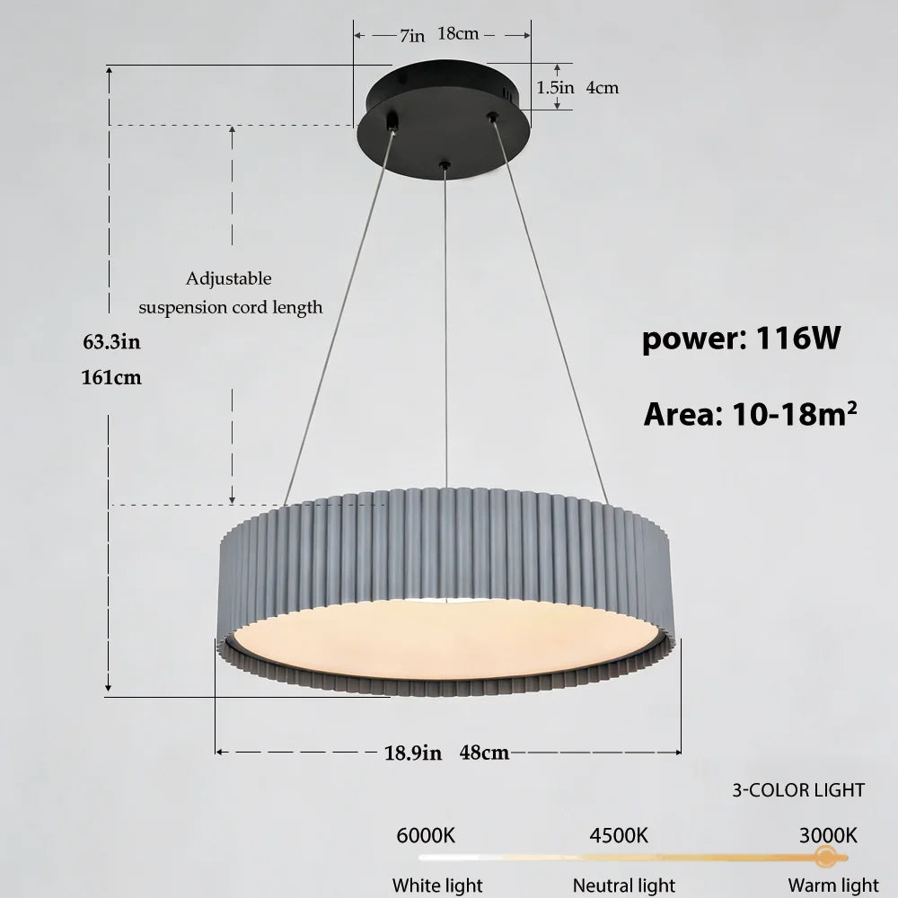 Scandinavian Ceiling Chandelier Light Fixture