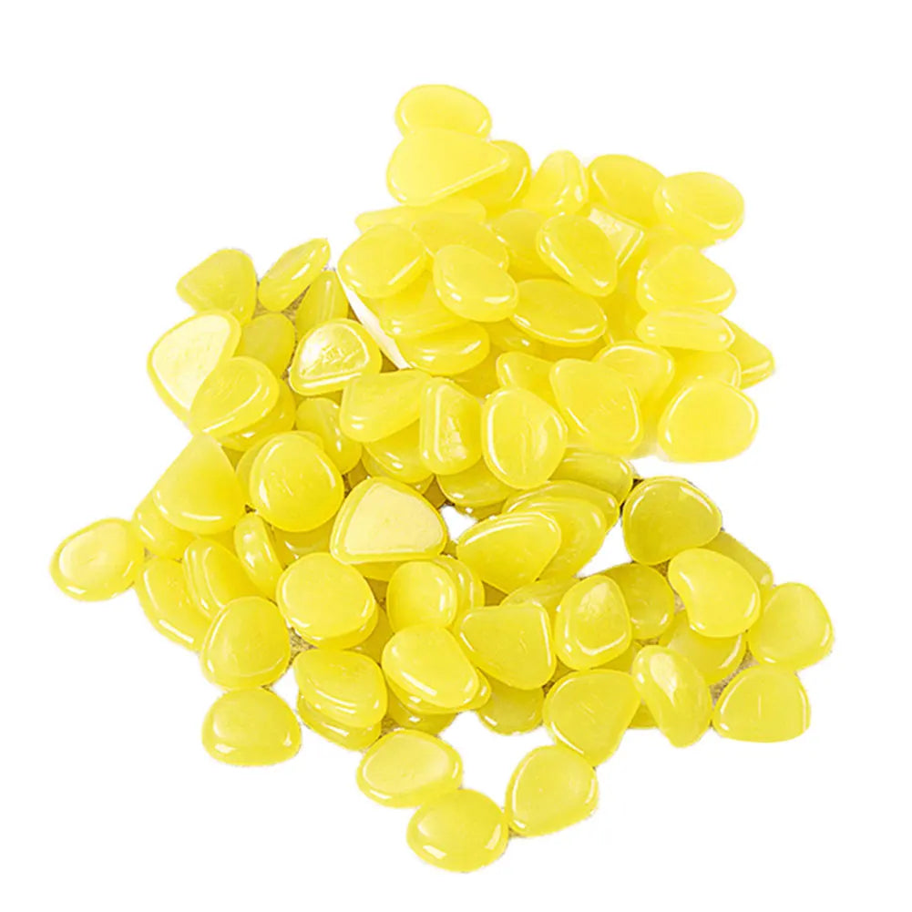 Garden Glow In The Dark Pebbles Stones For Yard And Walkways