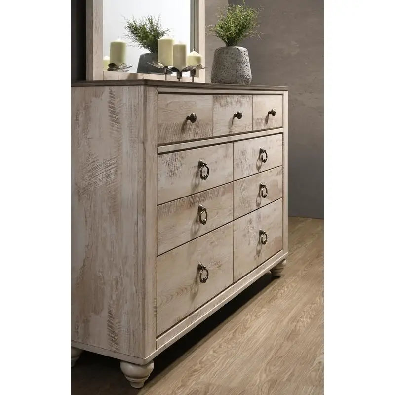 Contemporary Finish Bedroom Set