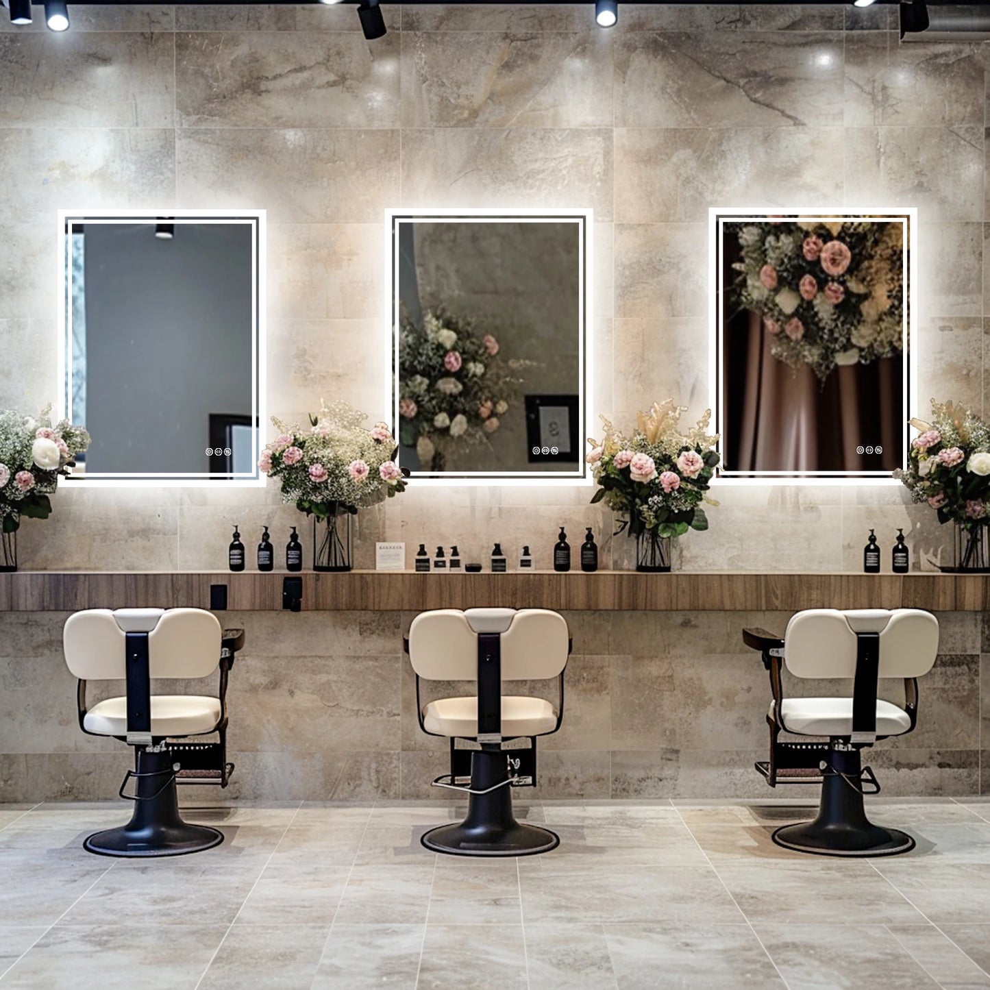 Vanity Mirror with Dimmable Lights