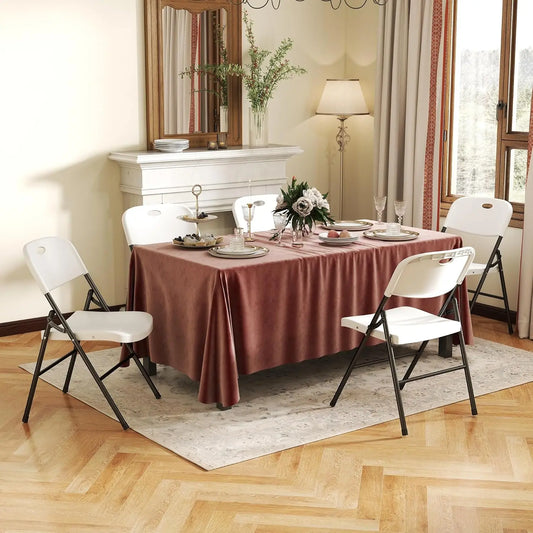 Heavy Duty Portable Plastic Folding Chair