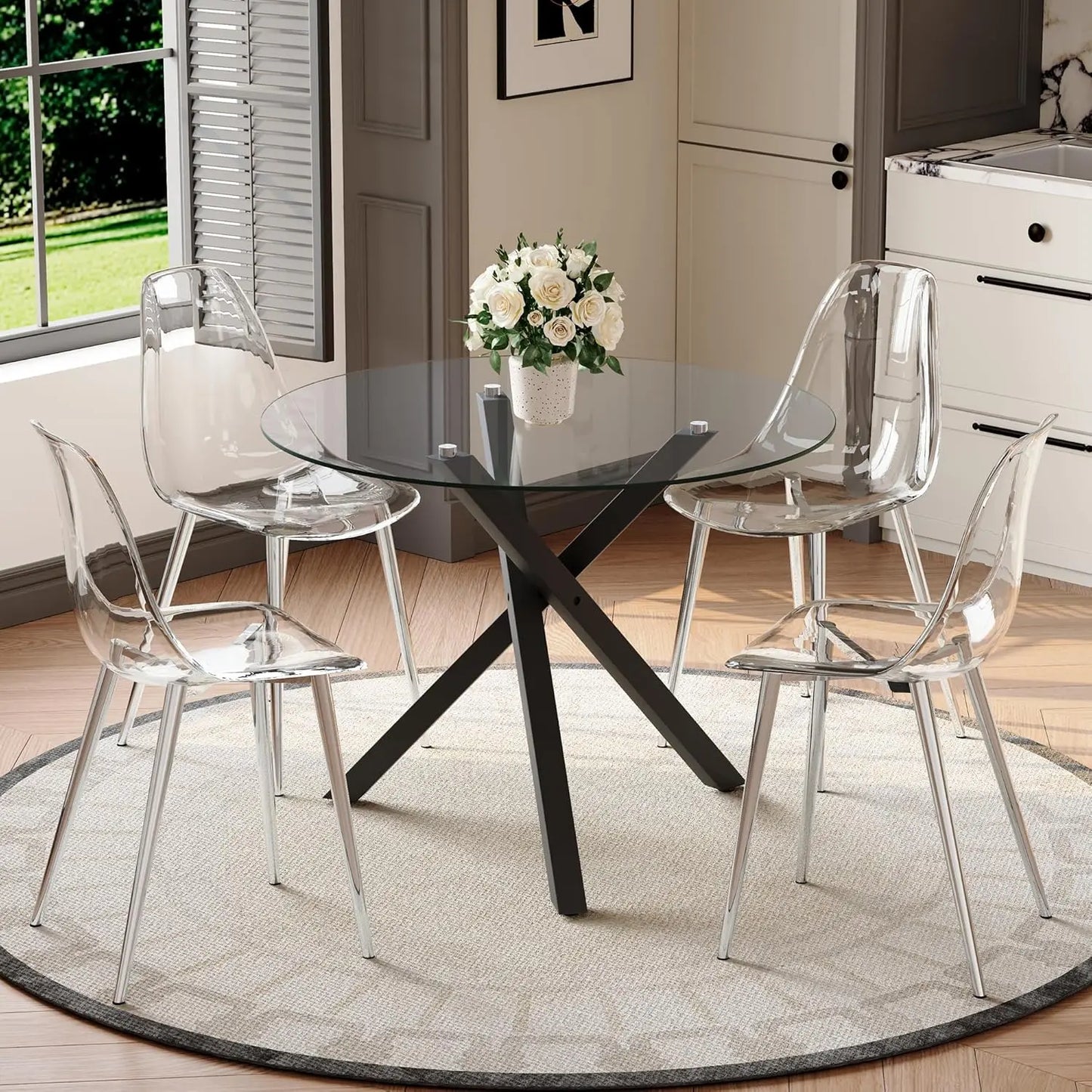 Round Dining Table Set