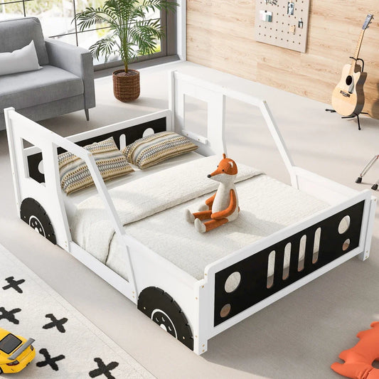 Boys Twin Size Classic Car with wheels
