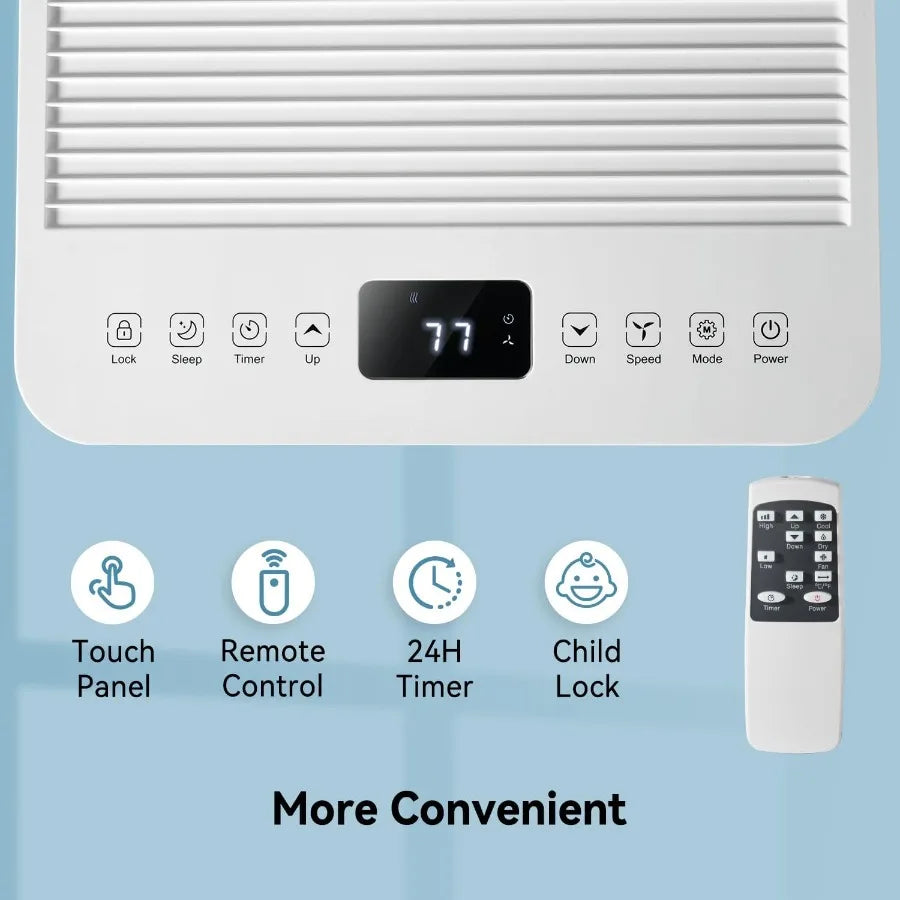 Portable Air Conditioner Unit with Fast Cooling Dehumidifier