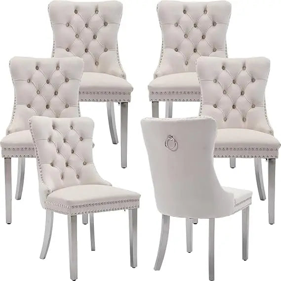 Velvet Dining Chairs Set