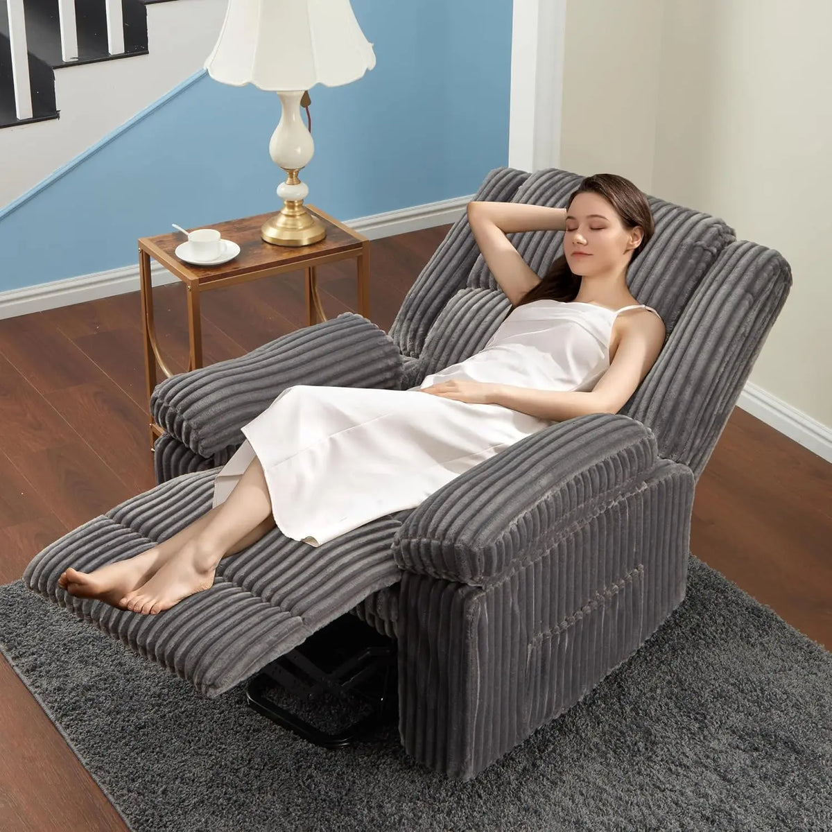 Manual Recliner Chair with Handle