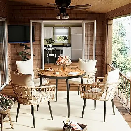 All-Weather PE Rattan Patio Furniture Set