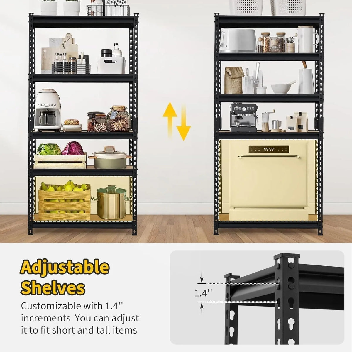 Heavy Duty Garage Storage Shelving Unit