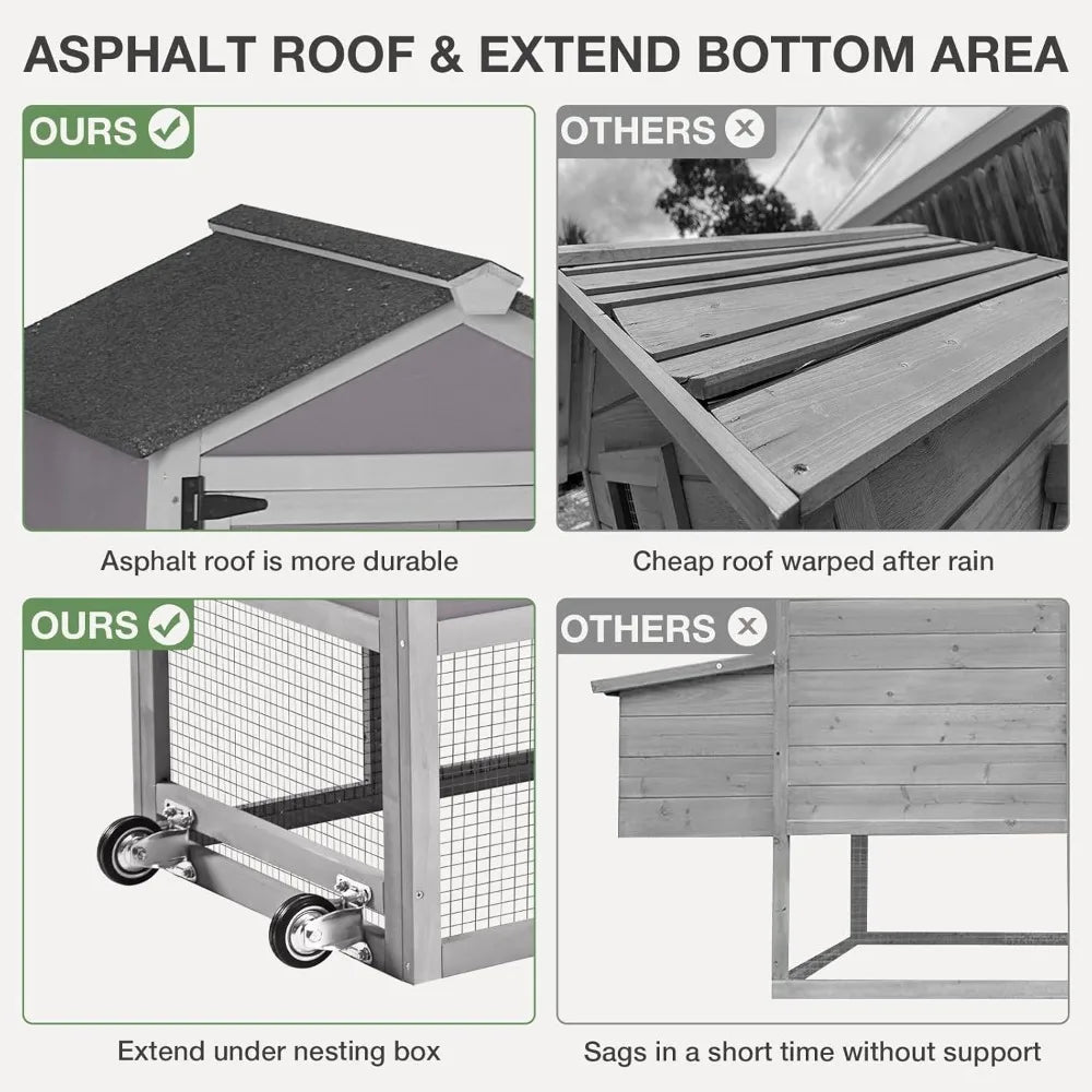 Chicken Coop with Wheels