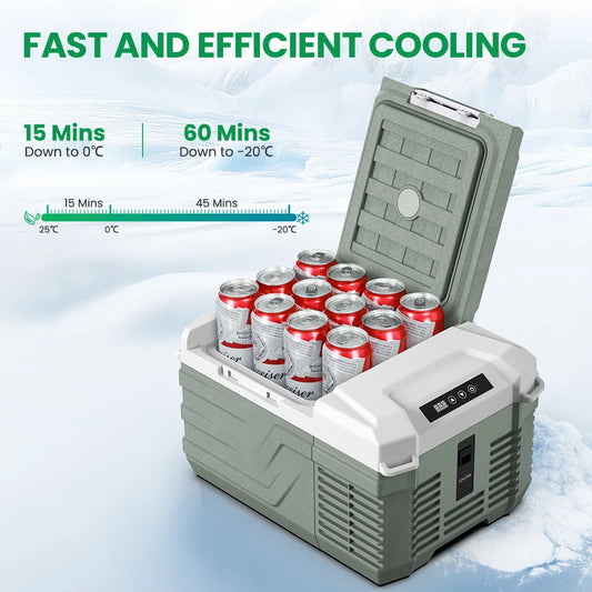 Portable Refrigerator with AC Electric Cooler Plug