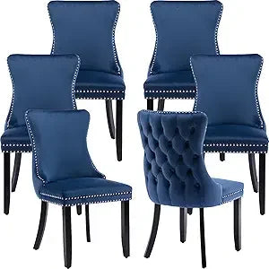 Velvet Dining Chairs Set