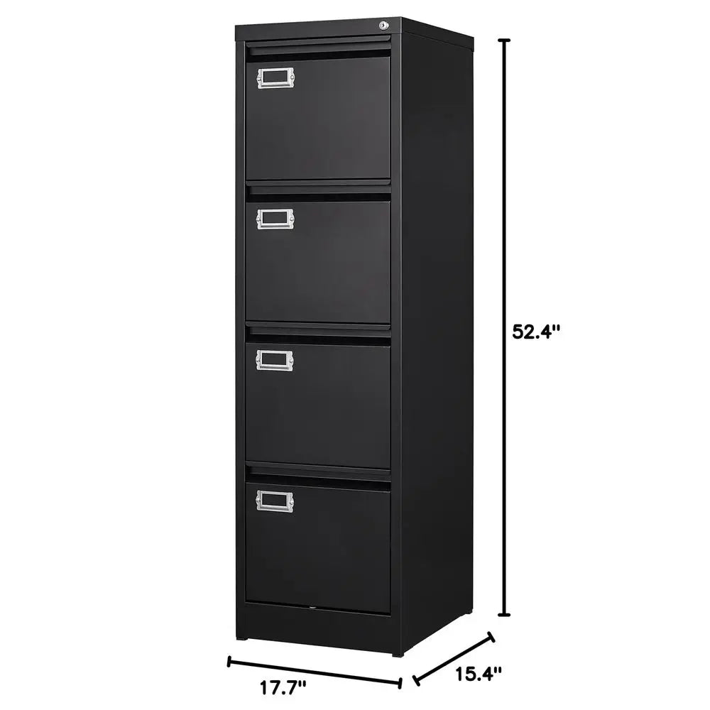 Metal Vertical File Cabinet with Lock
