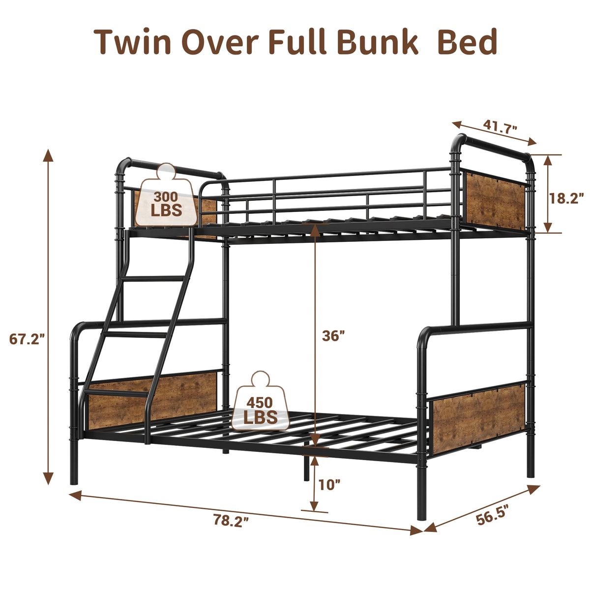 Bunk Beds Twin Over Full Size