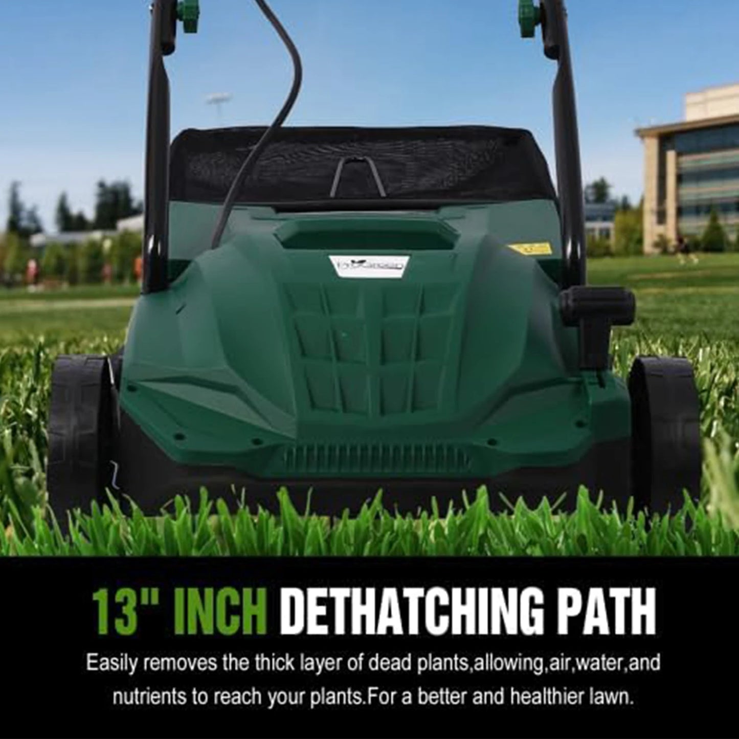2-in-1 Electric Garden Scarifier & Dethatcher